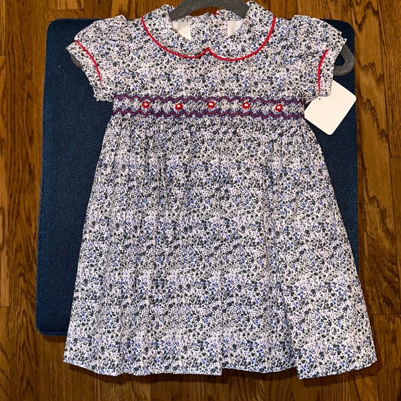 Sleeping Baby Other - Sleeping Baby blue floral dress NwT 12m